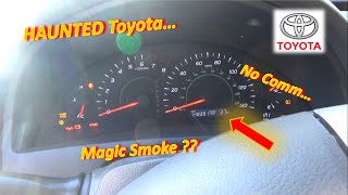 Haunted Toyota let out the SMOKE?? (Camry NoStart NoComm)