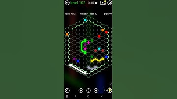 How To Solve Flow Free Hexes Jumbo Courtyard Pack Level 102 Board Walk Through Solution Walkthrough