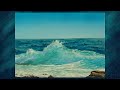 Mediterranean Seascapes - Painting Translucent Ocean Waves In Acrylic