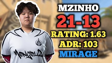 CS2 DEMO | MZINHO (21-13) THE MONGOLZ vs FALCONS (MIRAGE) | PGL BUCHAREST 2025