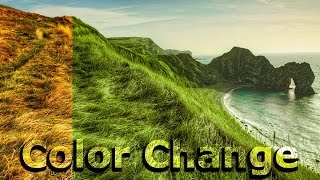 Change Grass color tutorial Adobe Photoshop Tutorial for beginners