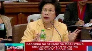 NTL: Pagdinig ng senado kay Ex- DILG Usec. Rico Puno