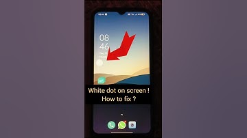 How to remove white dot on screen ?!#WhiteDotOnScreen #RemoveWhiteDot #ScreenFix #PhoneScreenIssues