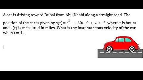 How to find Instantaneous velocity using derivatives  Problem 2