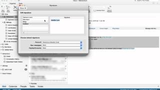 Create Email Signatures in Outlook 2013 for Mac