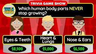 😃👉 GENERAL KNOWLEDGE QUIZ! - 20 Trivia Questions in a Unique Game Show Format | 24-043