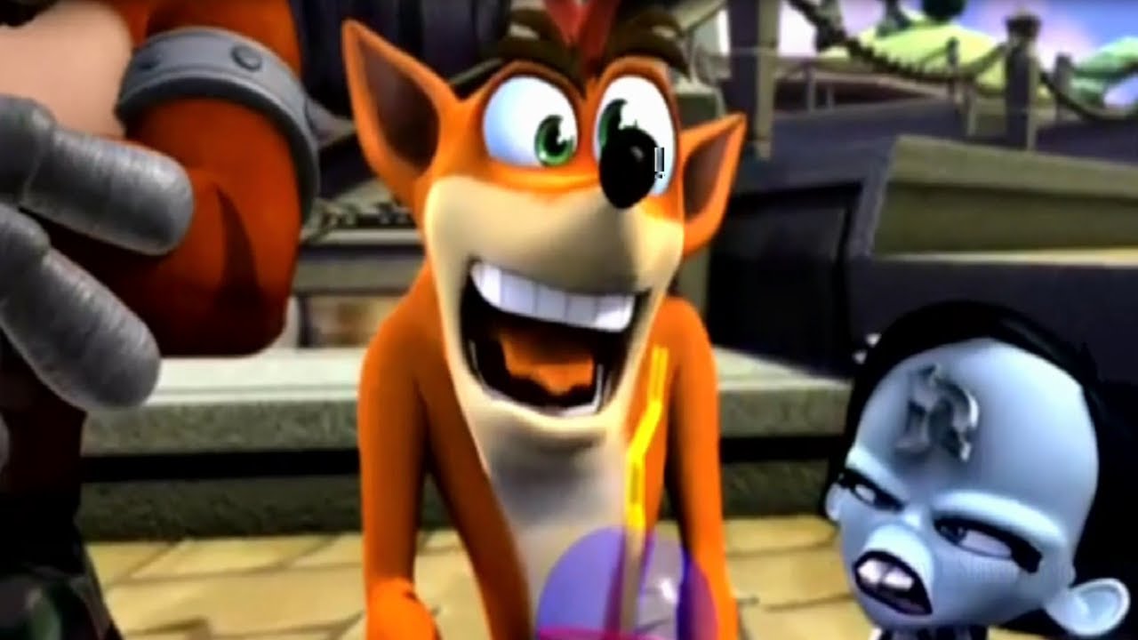 Crash tag team racing cutscenes