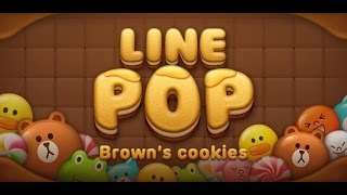 LINE Pop - Brown's Cookie Gameplay Demonstration screenshot 4