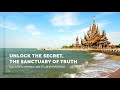 Sanctuary of Truth. All wooden hand carved temple in Thailand.