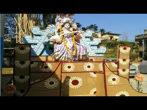 Saraswati Puja Porikroma 2016 Different Themes In West Bengal By Saraswati Bandana