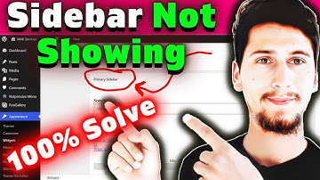 Sidebar missing WordPress | Primary SideBar not showing in WordPress | WordPress sidebar not showing