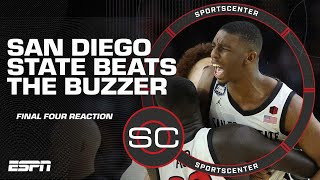 Reaction to San Diego State’s buzzer-beating Final Four win vs. FAU | SportsCenter