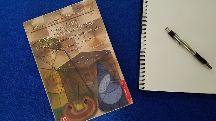 Reseña de libro ¿Qué son las matemáticas?