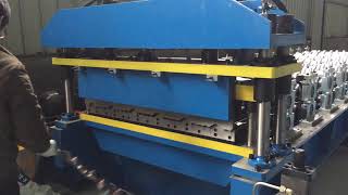 71 Step tile machine Color Steel Roof Tile Roll Forming Machine