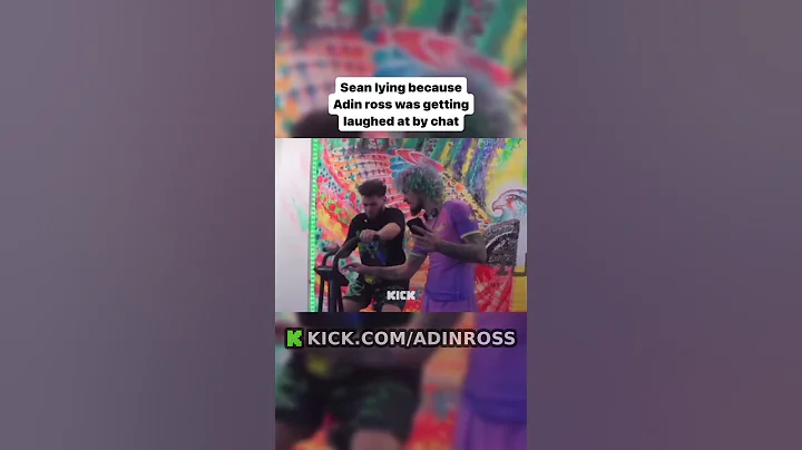 Sean Kept Lying After Adin Ross's Chat Was Laughing At Him😂💀 #adin #funny #ishowspeed #clips
