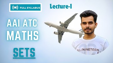 Sets Class 11th for AAI-ATC | NCERT | Full theory Part-1 | Maths for AAI ATC JE #maths #aai_atc