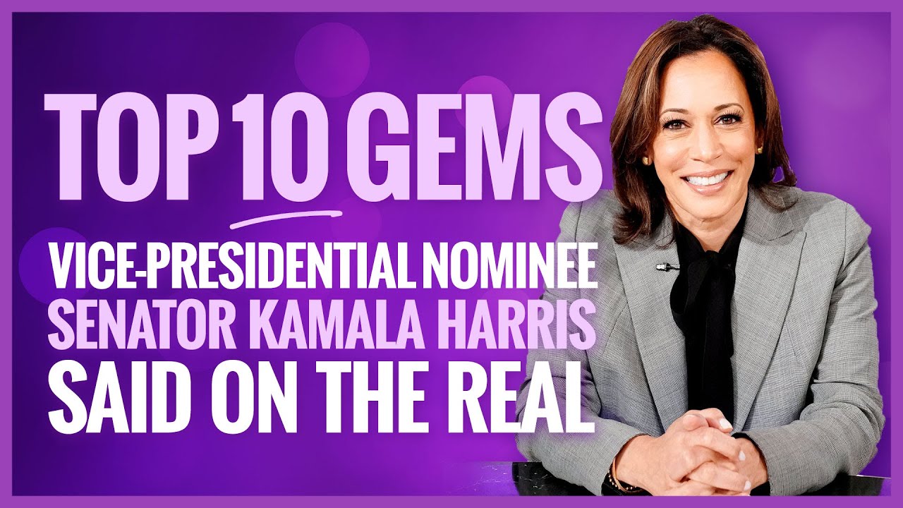 The Top 10 Gems from VP Nominee Senator Kamala Harris’ Visits to The Real