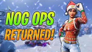 NOG OPS RETURNED! - (Fortnite: Battle Royale Gameplay)