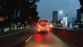 Driving Downtown - Morning Drive - Highway Indonesia part 039