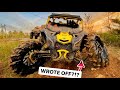 DESTROYED Maverick X3 FRONT END!