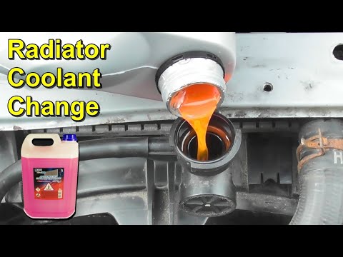 Radiator Coolant Change - Nissan Micra K12