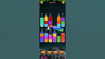 351 level Water sort - color sort game #gameshorts #watercolor #asmr #gameplay #shorts #play