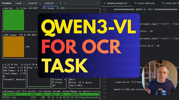 Comparing Qwen3-VL AI Models for OCR Task