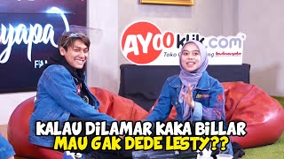 Kalau DILAMAR kk Billar mau gak DD Lesti? Kompilasi Video LIVE LESLAR di COBAZ INTERVIEW