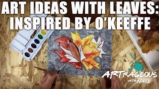 Okeeffe Watercolor Art Project You Can Do At Home Artrageous With Nate