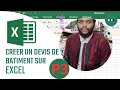 Partie 3  devis estimatif et quantitatif de btiment sur excel construction maison