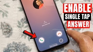 How to Answer Incoming Call With a Single Tap in Samsung Galaxy A70 screenshot 4