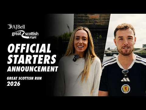 Meet Your AJ Bell Great Scottish Run 2026 Official Starters | Eilish McColgan & Craig Ferguson