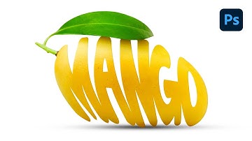 Photo Manipulation - TYPOGRAPHY - Photoshop Tutorial (Mango)