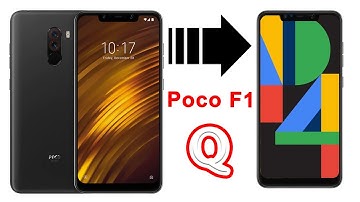 First Look | Poco F1 Pixel 4 Rom | Android 10 | Poco F1 Pixel 4 OS