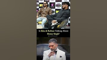Is Raftaar & Ikka Talking About Honey Singh? #honeysingh #millionaire #raftaar #mtvhustle