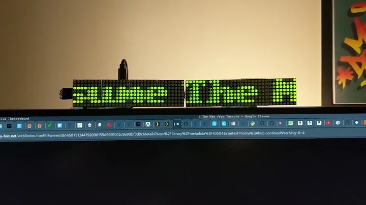 Plex webhooks and scroller