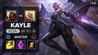 Kayle vs Zed Mid - EUNE Master - Patch 14.9 Season 14