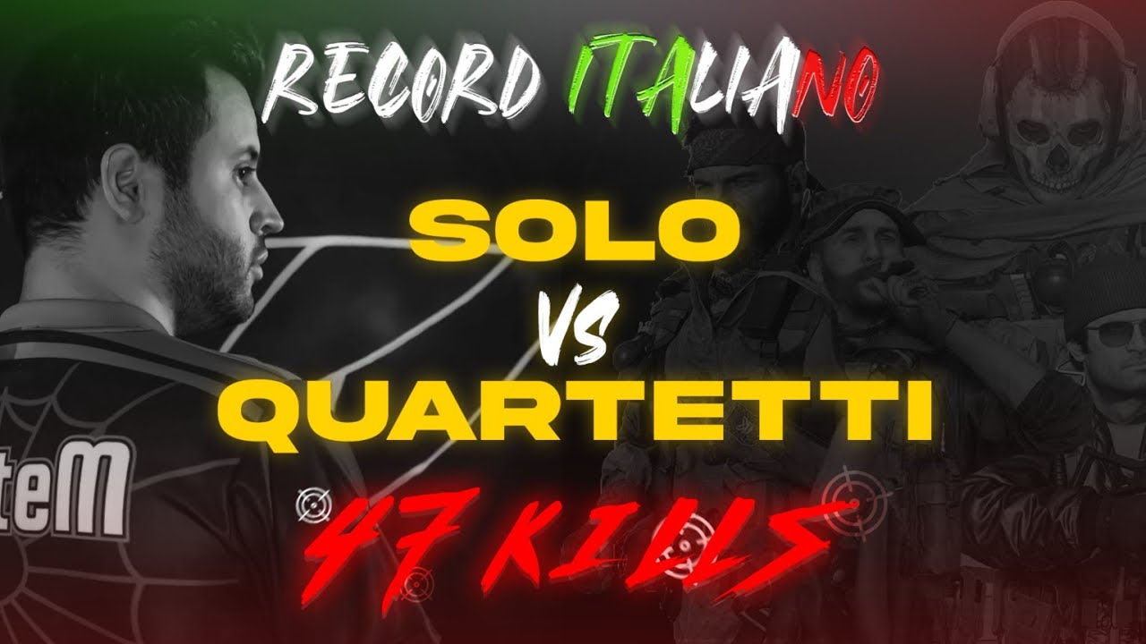 Record Italiano Warzone Vondel 1v4 (47 kills) - YouTube