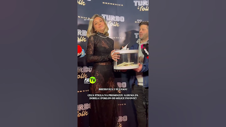 SUZE RADOSNICE! CECA DOŠLA NA BREKVICINU PROMOCIJU ALBUMA PA STIGAO I POKLON OD MILICE PAVLOVIĆ! ⭐