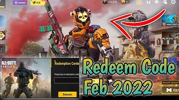 February 2022 Redeem Code Cod Mobile | Call Of Duty Mobile Redeem Code | Codm Codes | Cod Mobile cod