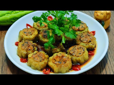Video Món chay ngon| Cách làm món khổ qua nhồi kho chay|... - youtube