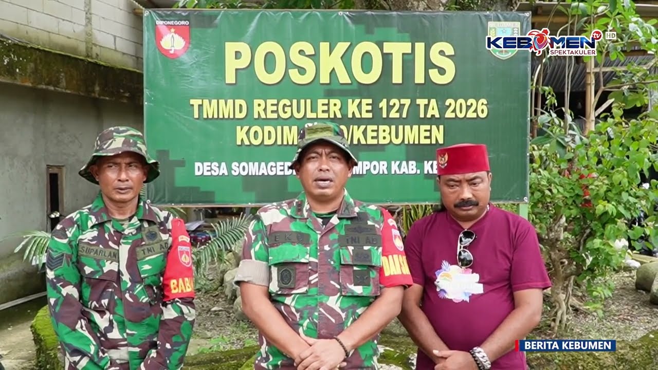 TMMD Reguler Ke 127 Kodim 0709 Kebumen Satukan Langkah, Membangun Negeri dari Desa
