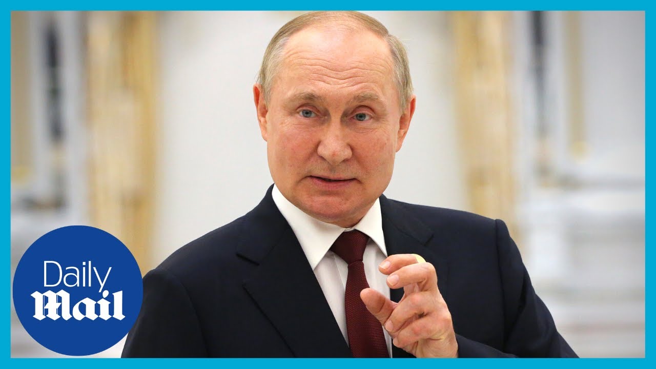 Putin: Russia will respond if NATO 'pose a threat to us' - YouTube