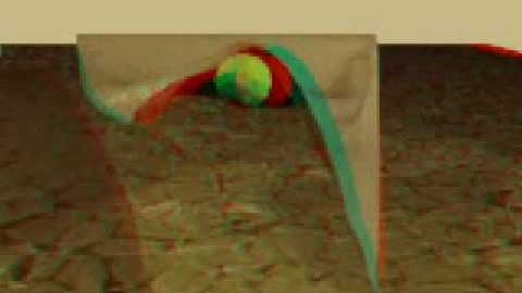 3D Anaglyph Test #2 - increased color saturation