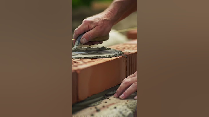 The Most Satisfying Bricklaying You'll Ever See