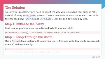 Creating a Multidimensional Array in PHP