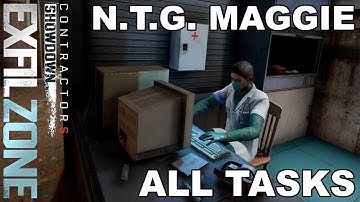 RadFox University: N. T. G. Complete Guide. All 33 Tasks for Maggie. | Showdown Exfil Zone