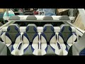 Martinez Marine Interiors custom boat seats 40' Formula boat upholstery boat interiors alcantara