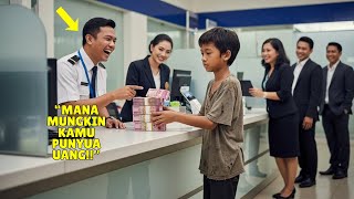 Bocah Miskin Datang ke Bank \