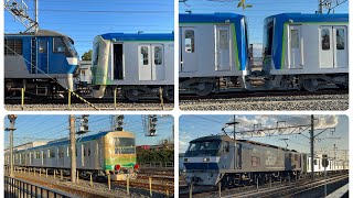 EF210-172 9894レ•9866レ 東武80050型81551F+81552F 甲種輸送 吹田貨物ターミナル駅にて 2025/12/9
